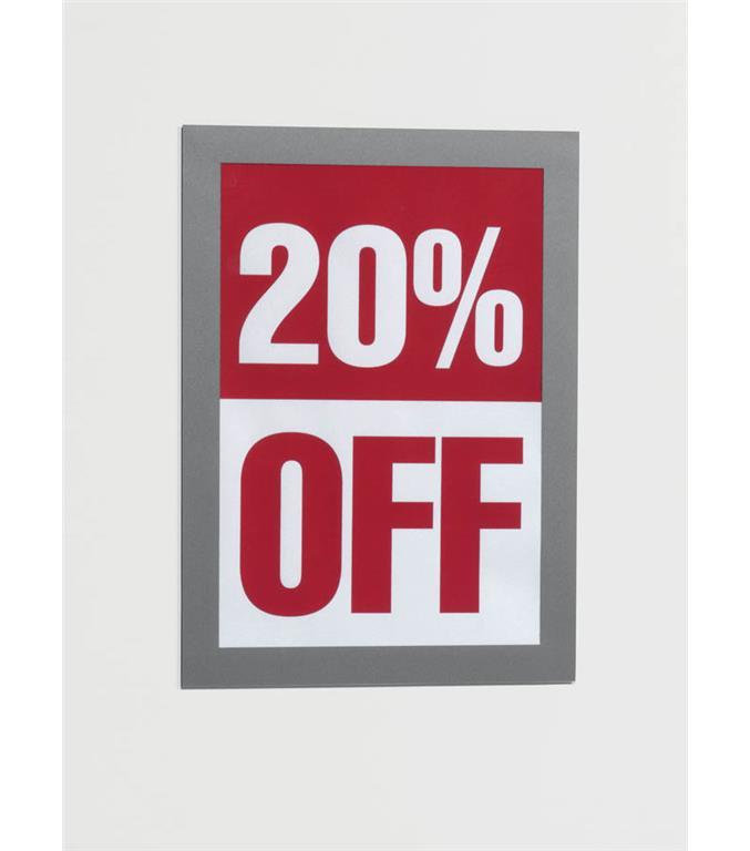 Durable Okvir DURAFRAME A5, srebrn, 2 kos