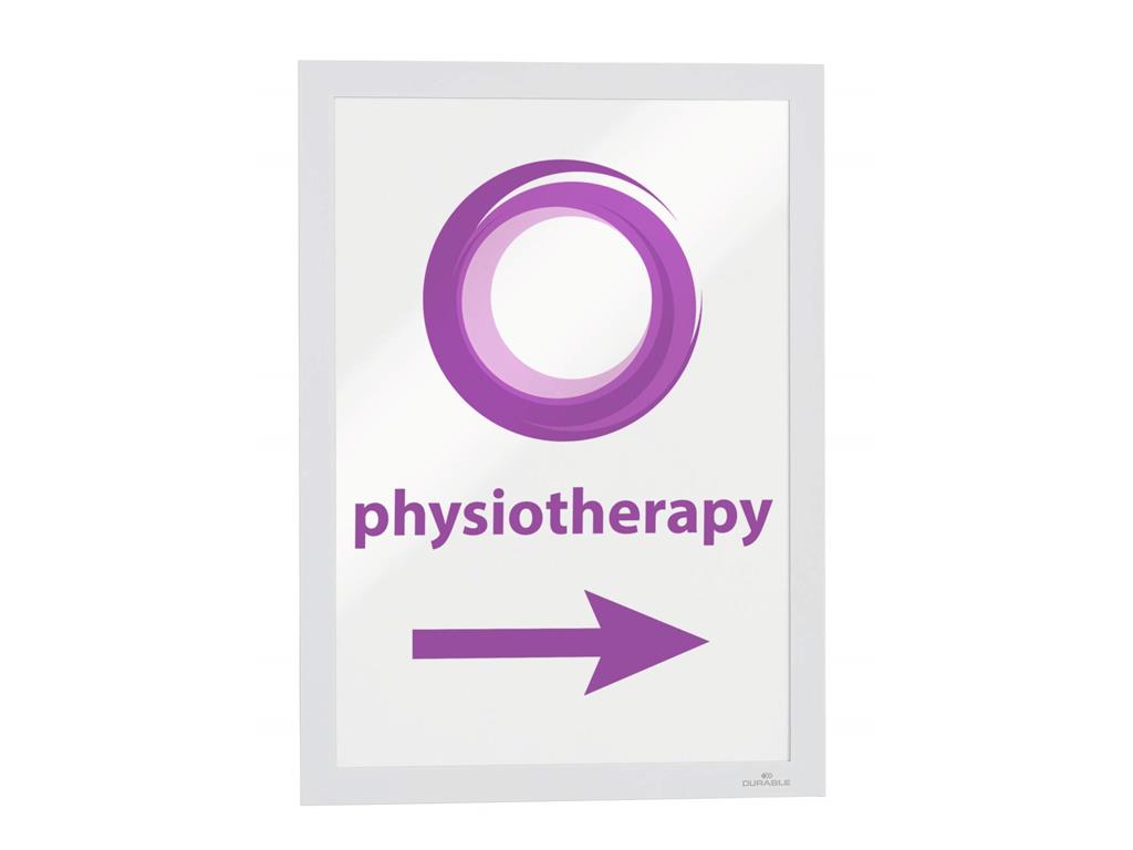 Durable Okvir DURAFRAME A4, bel, 2 kos