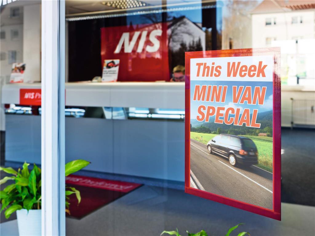 Durable Okvir DURAFRAME A4, rdeč, 2 kos