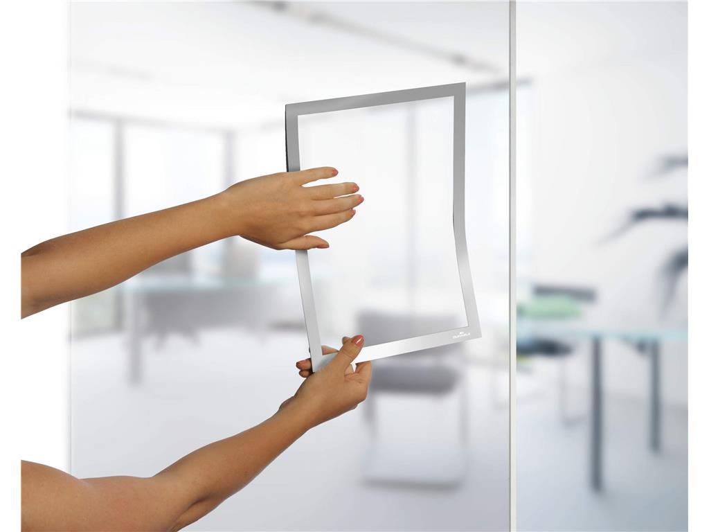 Durable Okvir DURAFRAME A4, srebrn, 10 kos