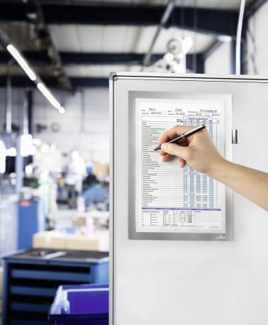 Durable Okvir DURAFRAME MAGNETIC NOTE A4, srebrn