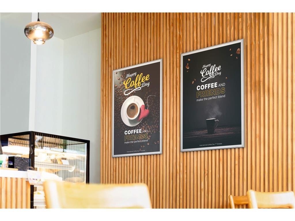 Durable Aluminijast okvir Snap A1, srebrn