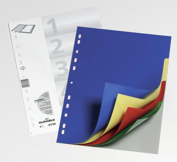 Durable Ločilni listi A4 1/5 (6730)