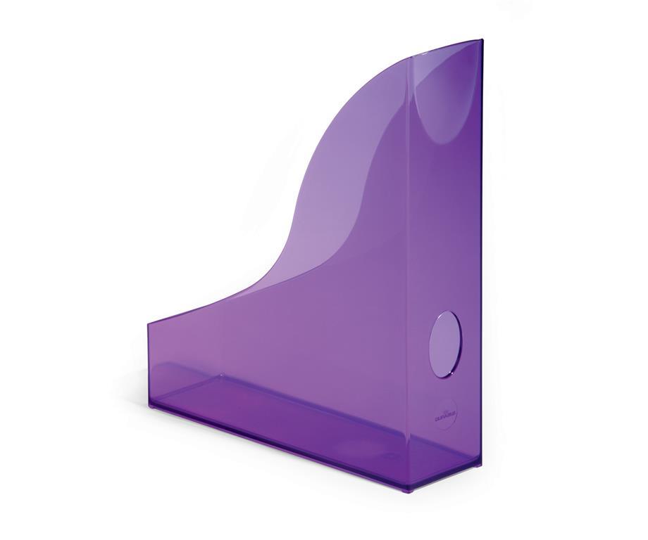 Durable Stojalo za revije BASIC prosojno lila