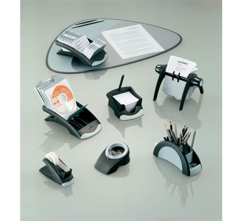 Durable Posodica za papirne sponke (7713), črna