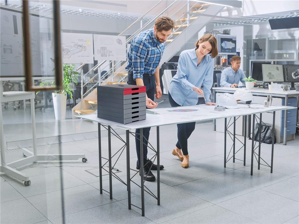 Durable Predalnik IDEALBOX PRO 7 rdeč