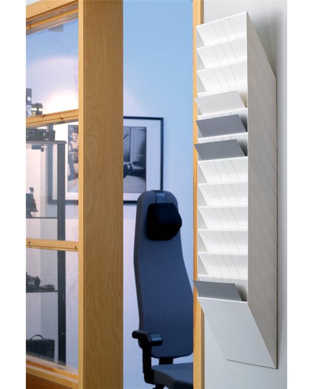 Durable Flexiboxx stenski 12 A4 ležeč bel