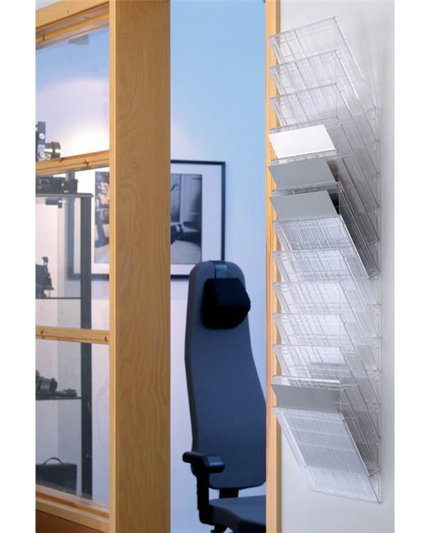 Durable Flexiboxx stenski 12 A4 ležeč prozoren