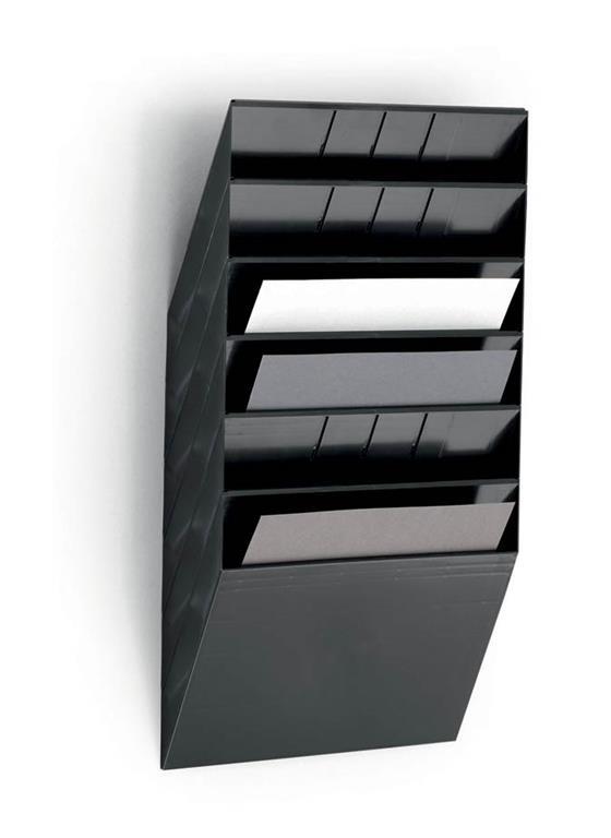 Durable Flexiboxx stenski 6 A4 ležeč črn