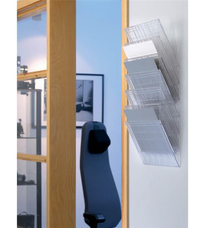 Durable Flexiboxx stenski 6 A4 ležeč prozoren