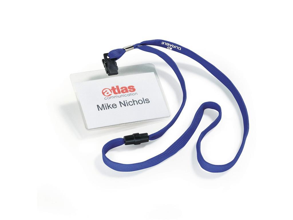 Durable Identifikacijske kartice na vrvici modre