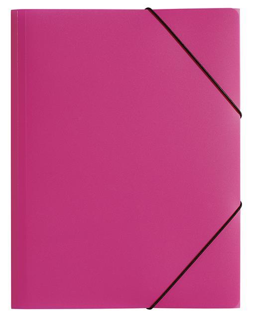 Pagna Mapa z zavihki in el. A4, roza