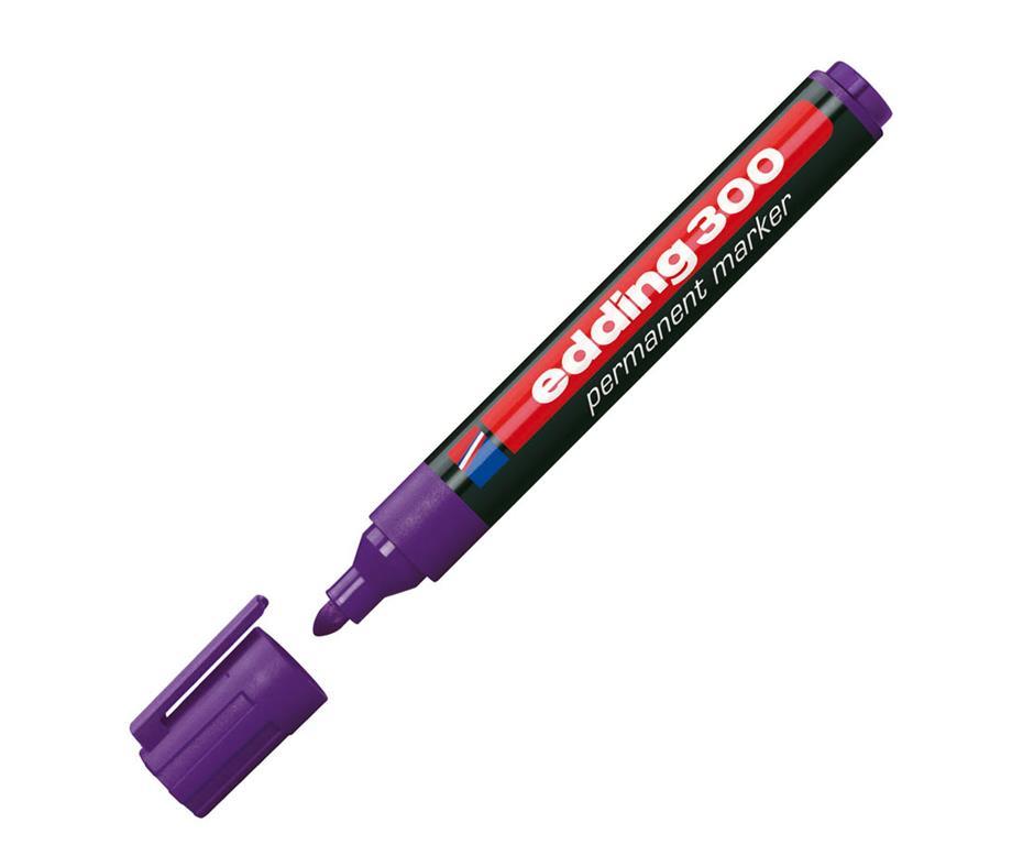 Edding Marker perm. E-300, okr. kon., vijoličen
