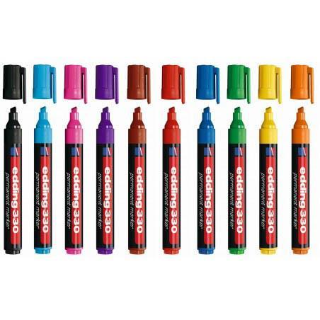 Edding Marker perm. E-330, rez. kon., BARVE