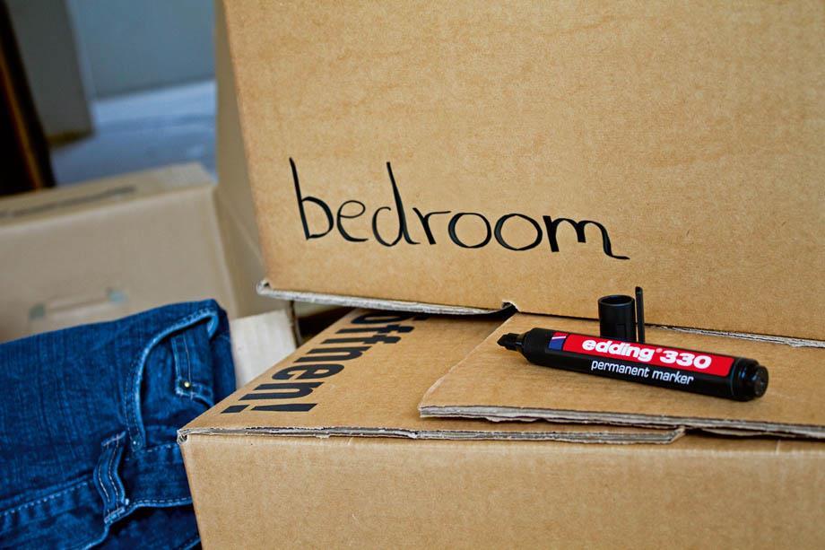 Edding Marker perm. E-330, rez. kon., rdeč