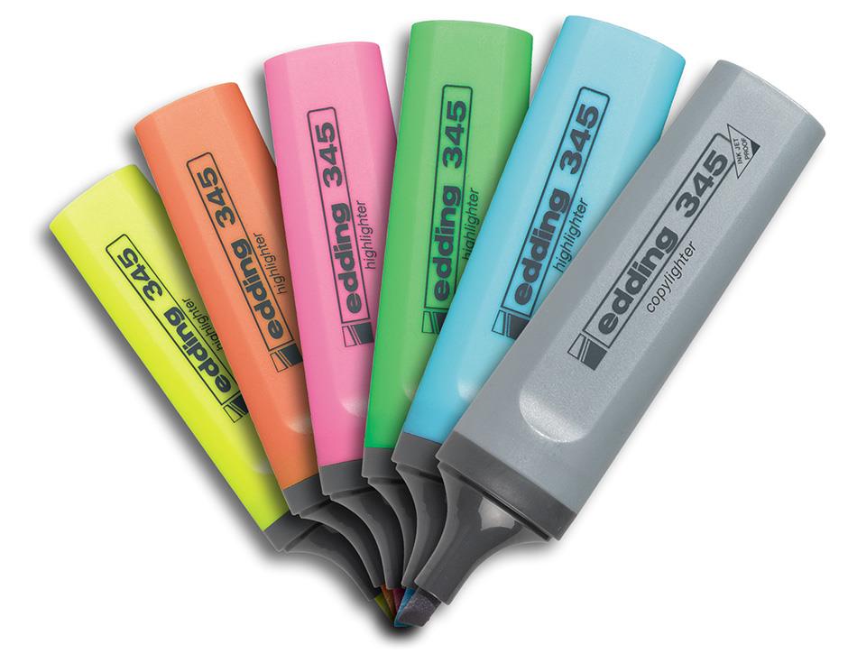 Edding Tekst marker E-345, BARVE