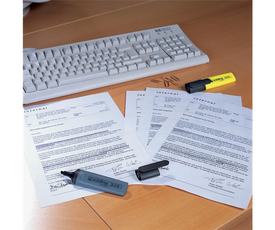 Edding Tekst marker E-345, oranžen