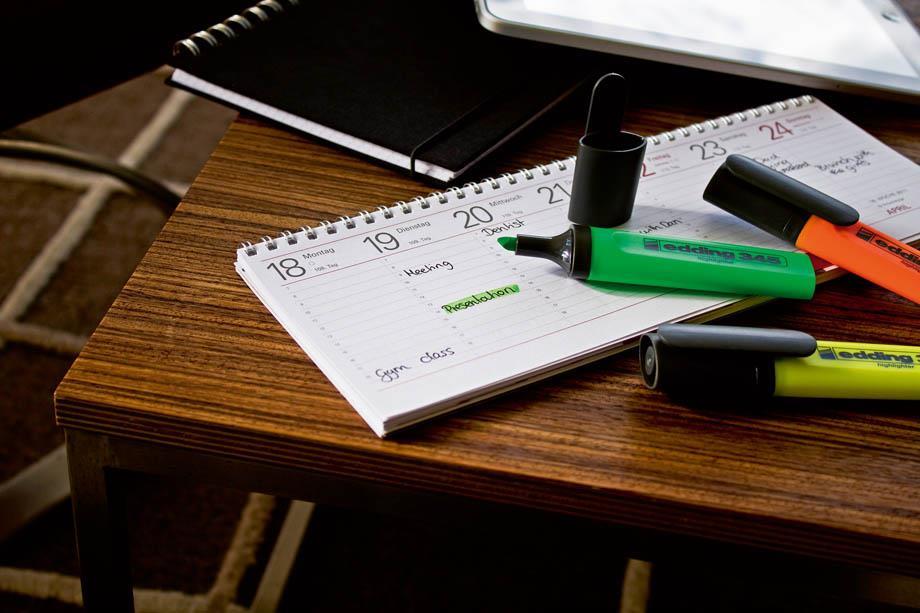 Edding Tekst marker E-345, sv. moder