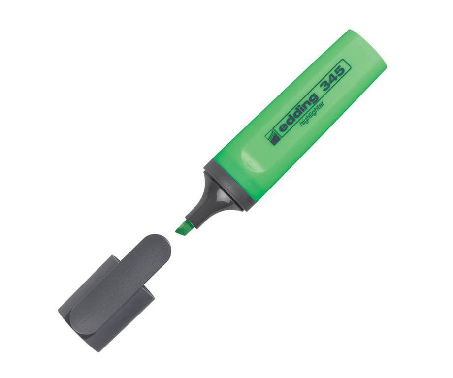 Edding Tekst marker E-345, sv. zelen
