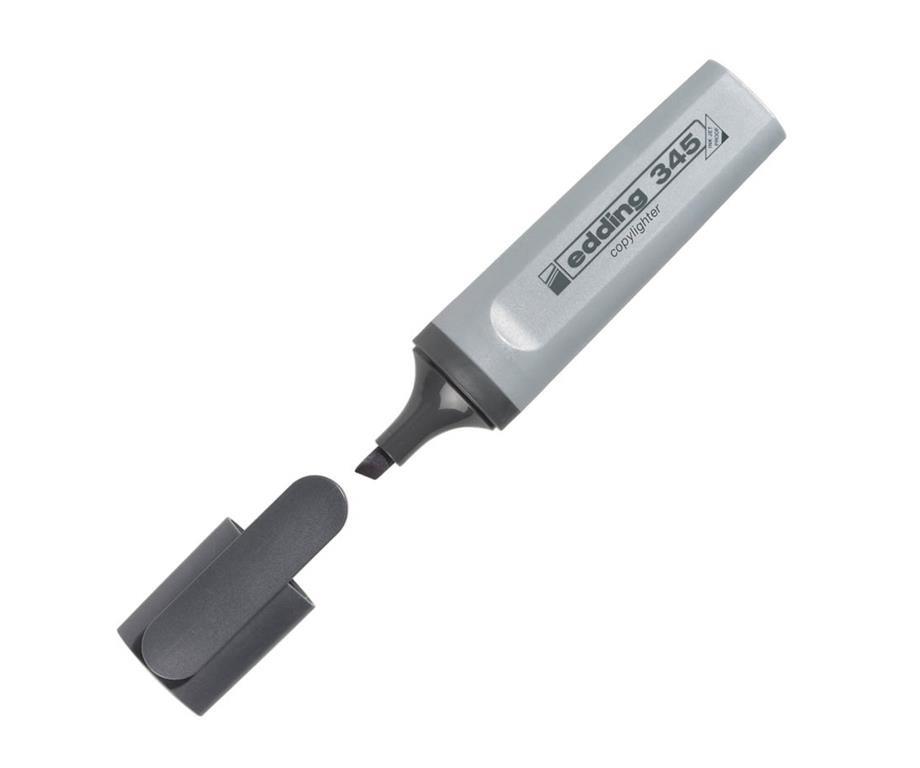 Edding Tekst marker E-345, srebrno siv