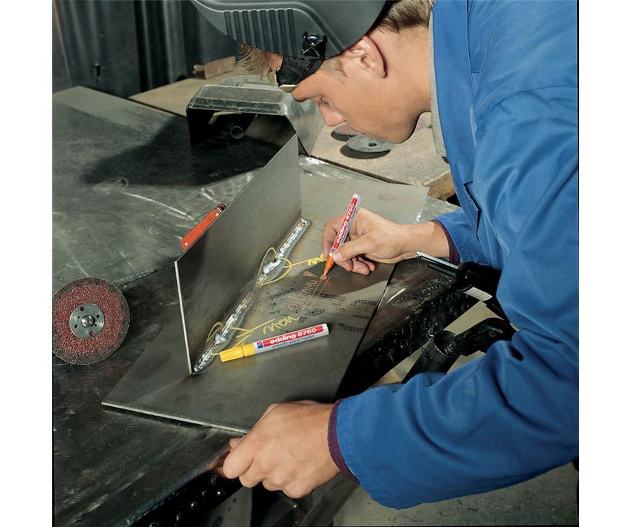 Edding Marker z lakom E-750, 2-4 mm, moder