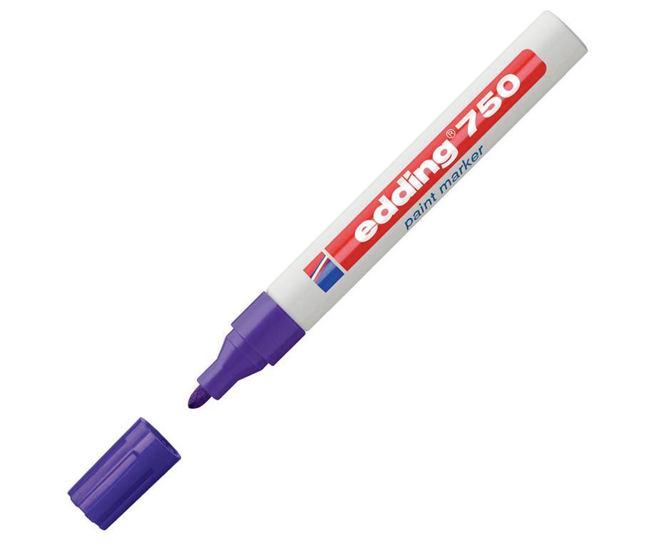 Edding Marker z lakom E-750, 2-4 mm, vijoličen
