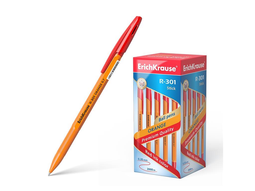 ErichKrause Kemični svinčnik R-301 0,7, rdeč