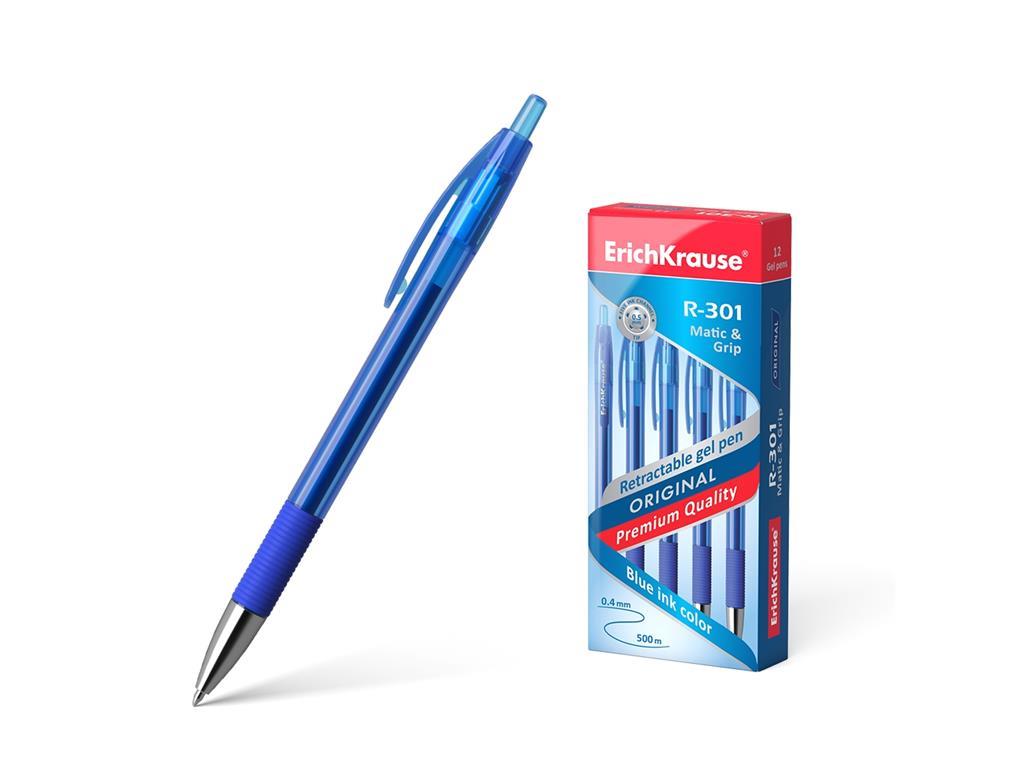 ErichKrause Gel pisalo R-301, modro grip