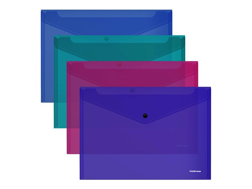 ErichKrause Mapa z gumbom A4, 33,3 x 23,2 cm