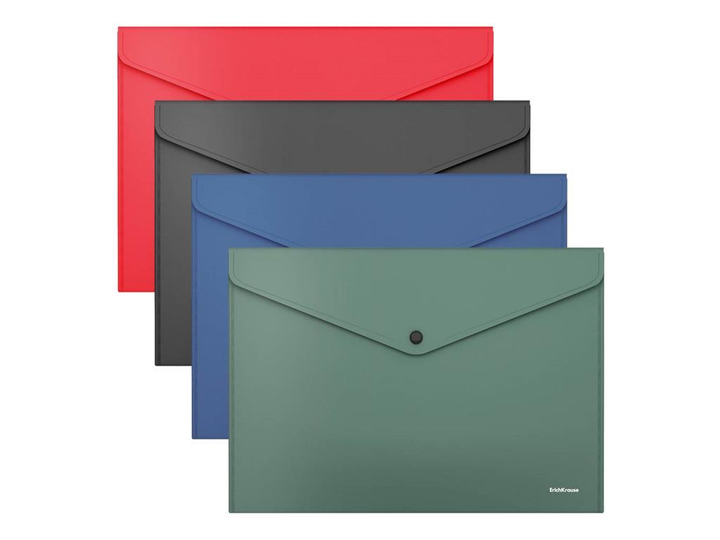 ErichKrause Mapa z gumbom A4, 33,3 x 23,2 cm BARVE