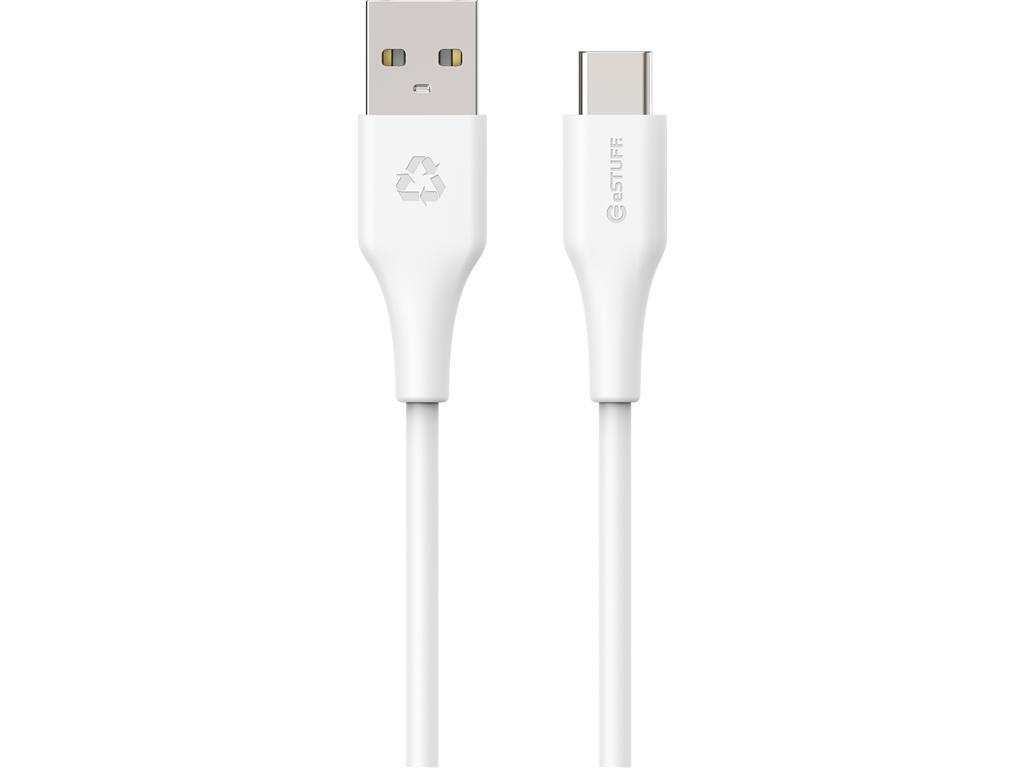 eSTUFF INFINITE kabel USB C-A 2m, bijel