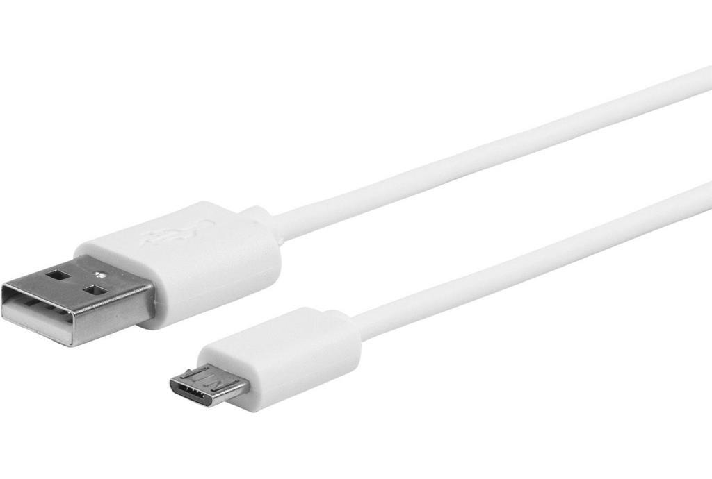 eSTUFF MicroUSB kabel 1m bel