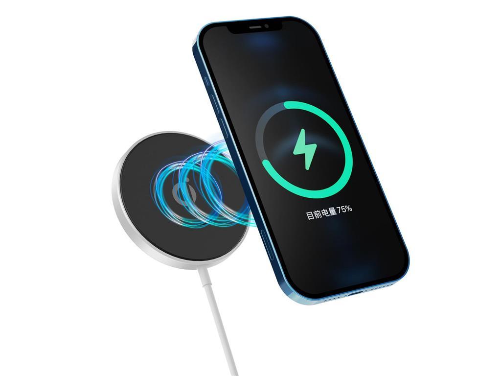 eSTUFF Magnetni bežični punjač s USB-C kabelom