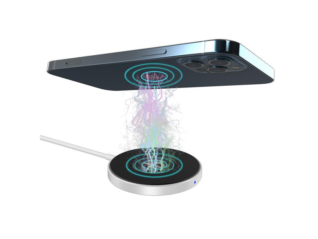 eSTUFF Magnetni bežični punjač s USB-C kabelom