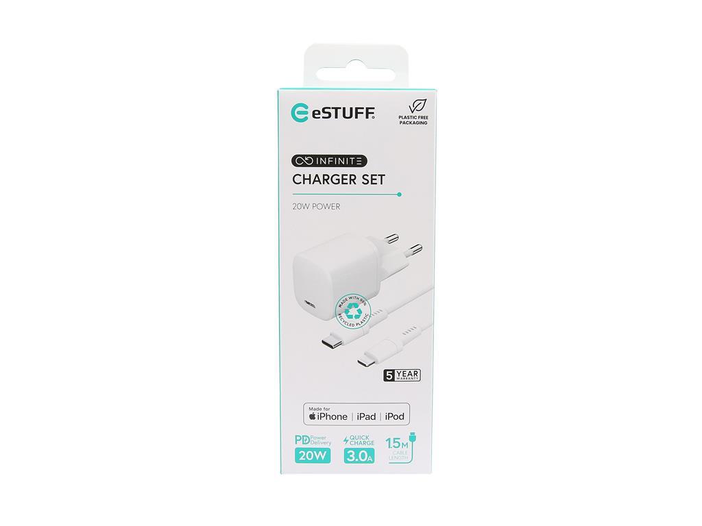 eSTUFF INFINITE Charger Kit PD 20W punjač s
