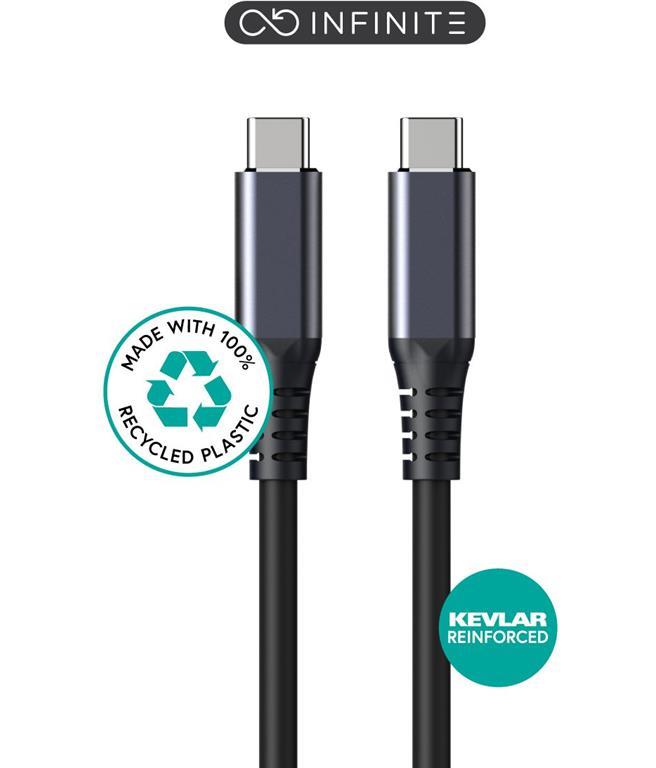 eSTUFF INFINITE Kabel USB C-C USB4 Gen2x2, 1m