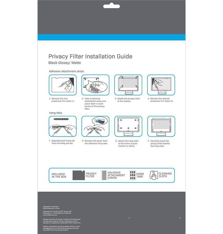 eSTUFF Filter privatnosti 16"" 355 mm x 201 mm