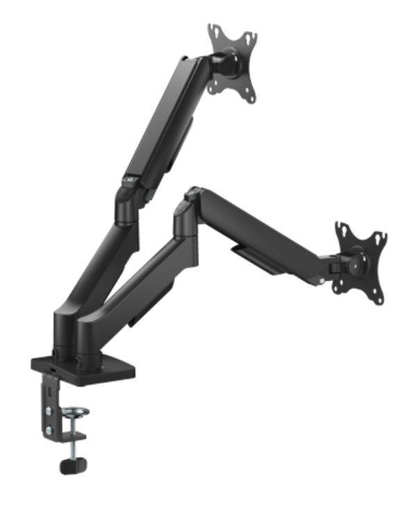 eSTUFF Dvojno namizno držalo monitor