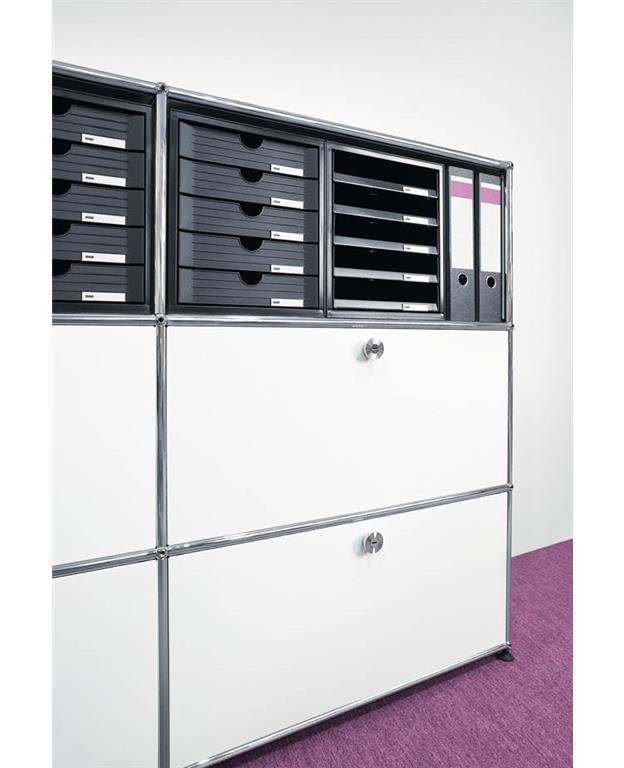 HAN Predalnik SYSTEM BOX odprt, črn