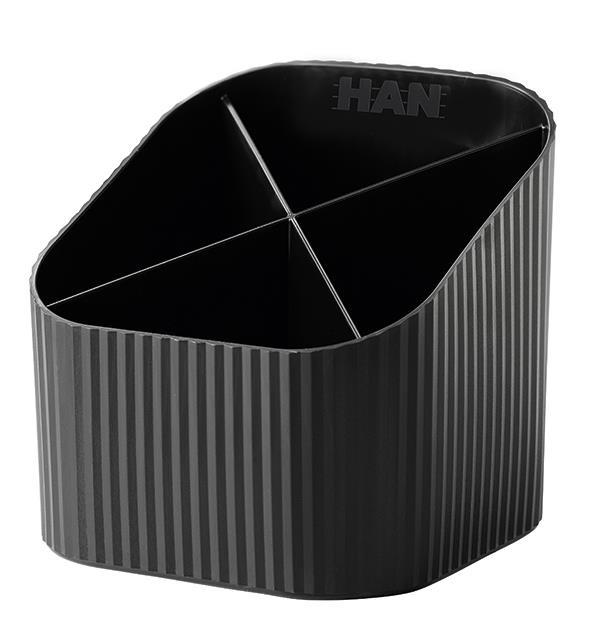 HAN Lonček za pisala Re-X-LOOP, črn