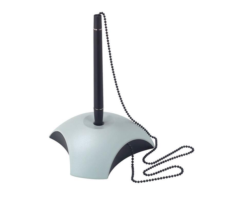 HAN Kem. svinčnik na stojalu DELTA siv/črn