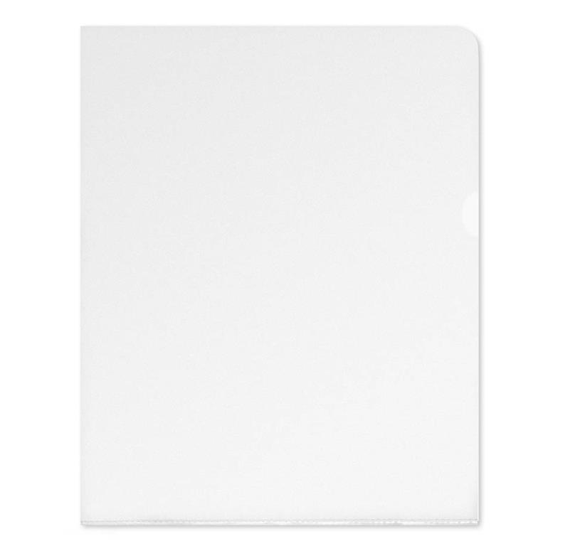 Klipko L mapa prozorna, gladka, 90 mic, 50 kos