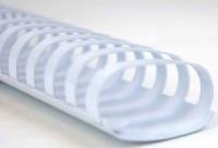 Klipko Spirale PVC 51 mm, bele, 50 kos