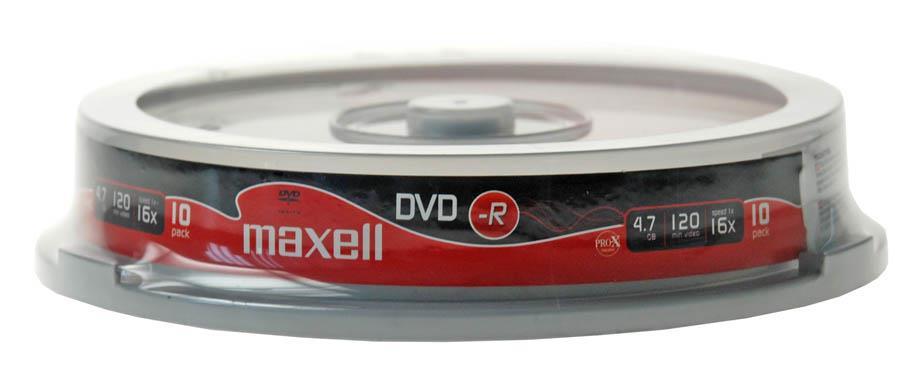 Maxell DVD-R 4,7GB 16X 10 na vretenu*