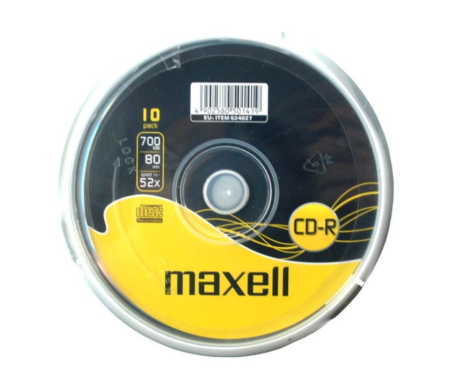 Maxell CD-R 700MB XL 52X 10 na vretenu