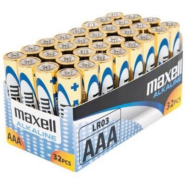 Maxell Alkalne baterije LR03 (AAA), 32 kom