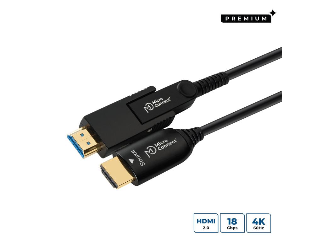 MicroConnect Optični kabel HDMI-A na HDMI-D 100m
