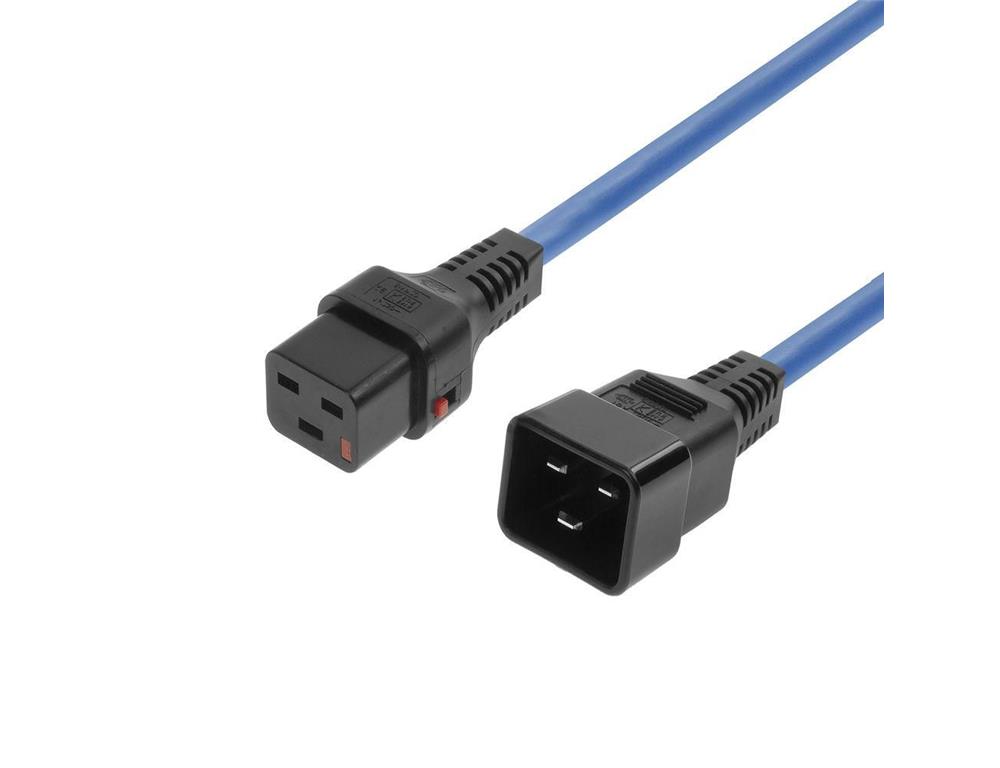 MicroConnect Kabel napajalni C19 IEC Lock - C20 1m