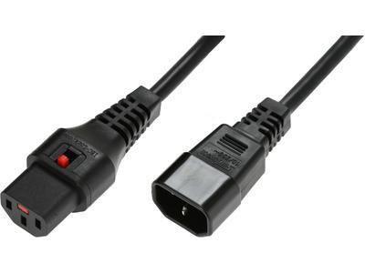 MicroConnect Kabel napajalni C13 IEC Lock - C14 2,5m
