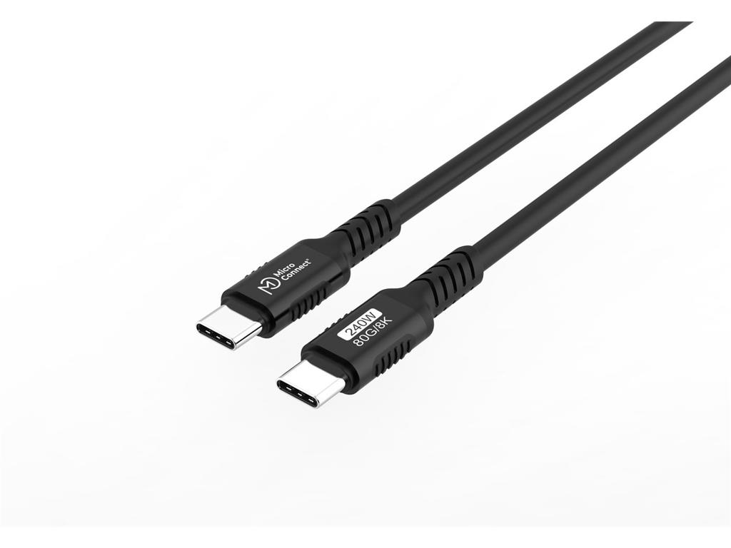 MicroConnect Premium USB4 Gen3x2 C-C kabel 0,25m